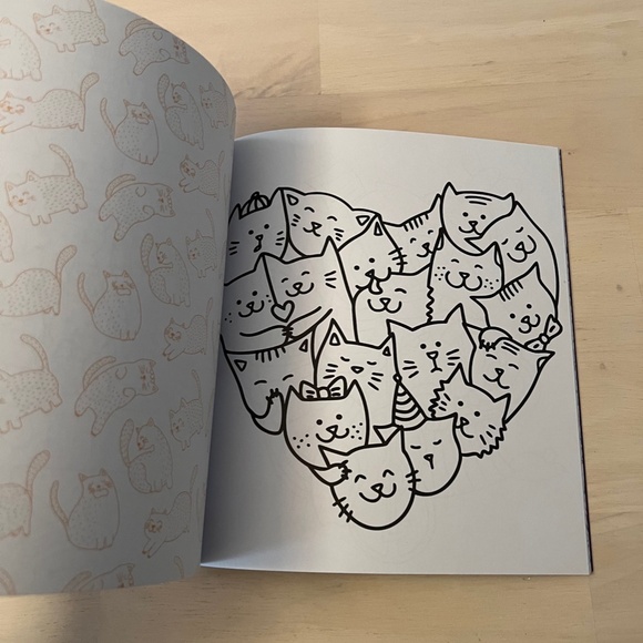 Cute Kawaii Coloring: Color Super-Cute Cats, Sushi, Clouds, Flowers, & Sweets - Picture 8 of 11